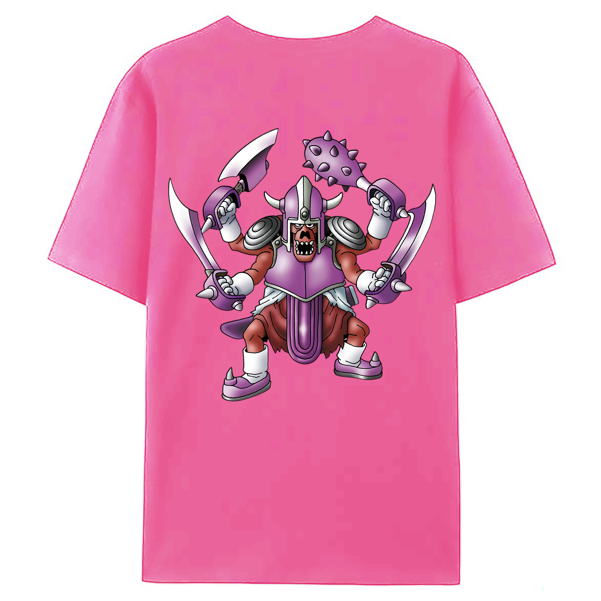 （画像用） ドラゴンクエスト Doragon Kuesuto Dragon Quest レディース半袖Tシャツ(バックプリント)